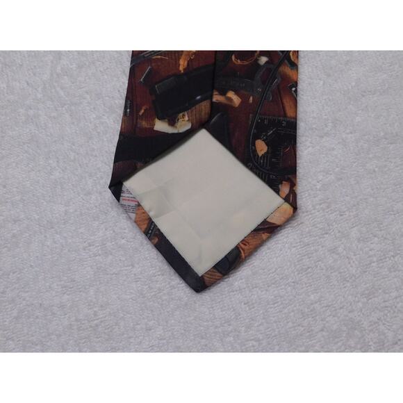 vintage 1996 Ralph Marlin "Handyman Tools" Men's Necktie Tie Polyester - Picture 5 of 6